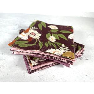 Moda Fabrics Fat Eight Bundle Slow Stroll Plum Petal