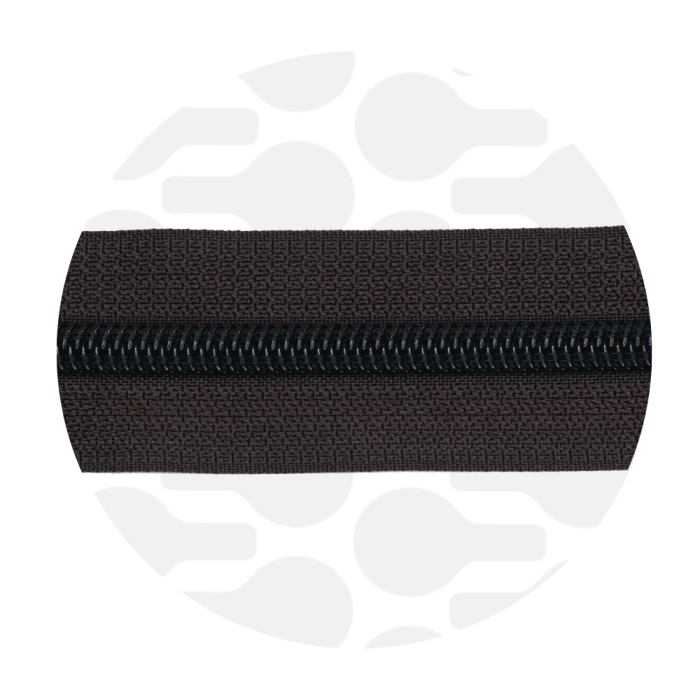 Reißverschluss Nylon Typ 5S Brownie (1 m) von ZipperZoo