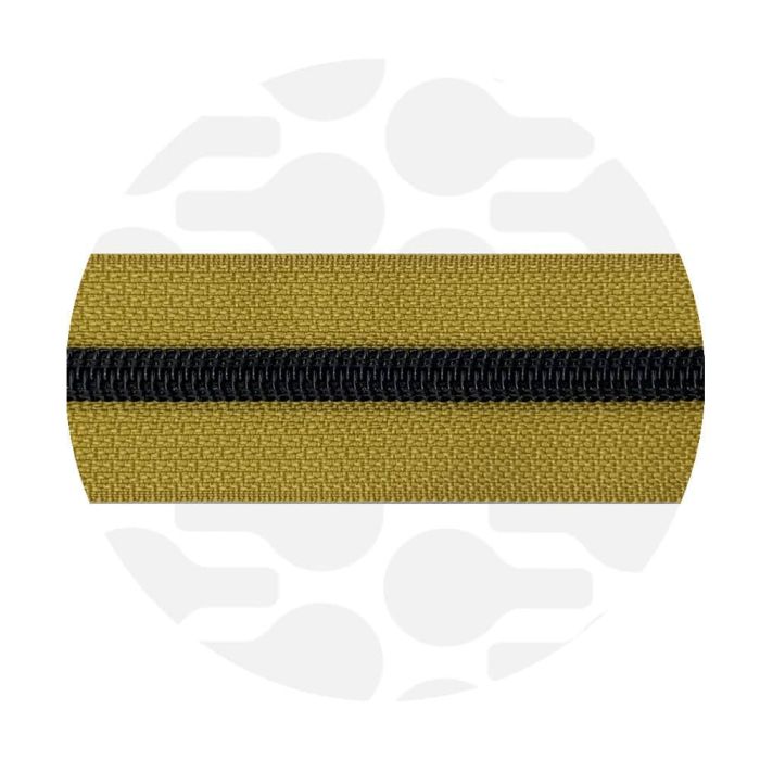 Reißverschluss Nylon Typ 5S Mustard Yellow (1 m) von ZipperZoo