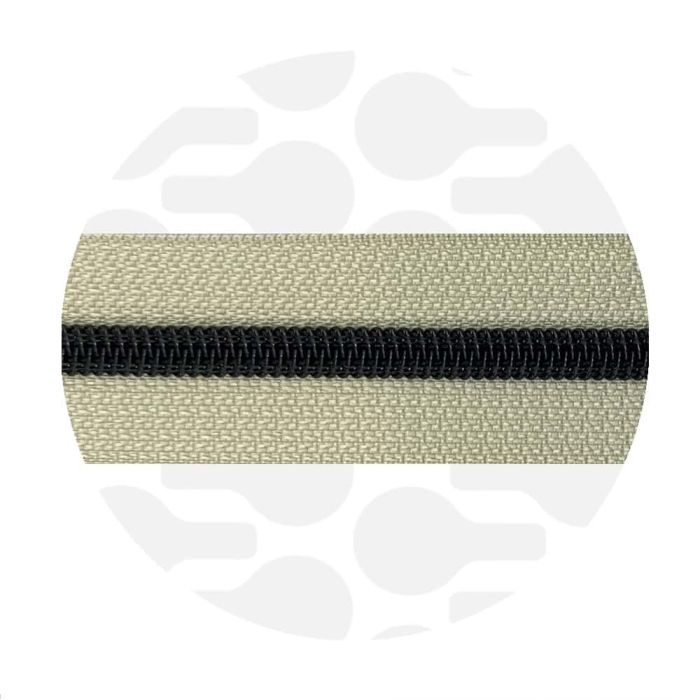 Reißverschluss Nylon Typ 5S Oatmeal Beige (1 m) von ZipperZoo