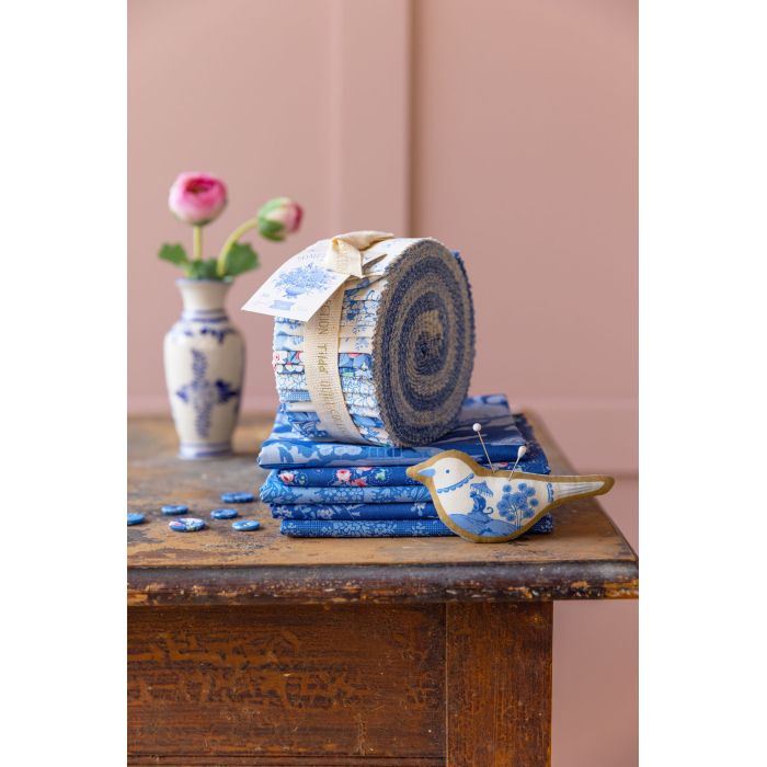 Tilda Jelly Roll Stoffrolle Something Blue