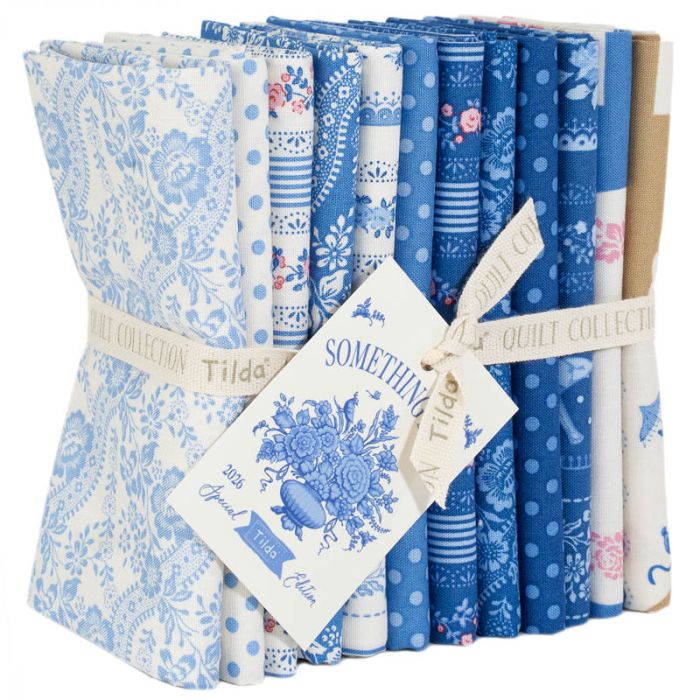 Tilda Fat Quarter Bundle Something Blue Blenders
