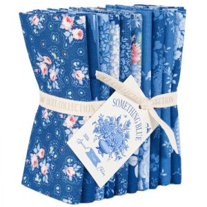 Tilda Fat Quarter Bundle Something Blue Dark