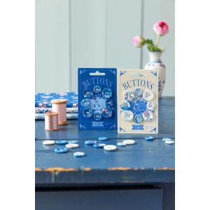 Tilda Knöpfe Something Blue Dark 16 mm