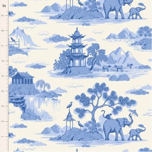 Tilda Something Blue Cottonview Cream