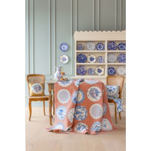 Tilda Quilt Kit Plate Collection Quilt Terracotta