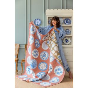 Tilda Quilt Kit Plate Collection Quilt Terracotta