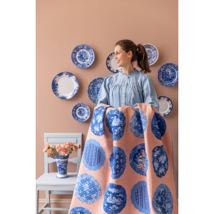 Tilda Quilt Kit Plate Collection Quilt Dusty Peach