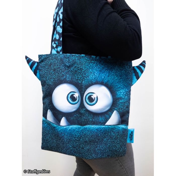 Swafing DIY-Panel Monsta Bag Petrol by Thorsten Berger