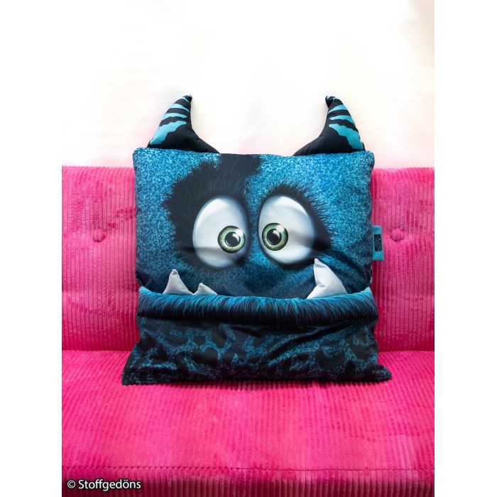 Swafing DIY-Panel Monsta Pillow Petrol by Thorsten Berger