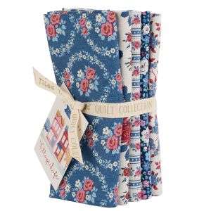 Tilda Fat Quarter Bundle Village Life Blue