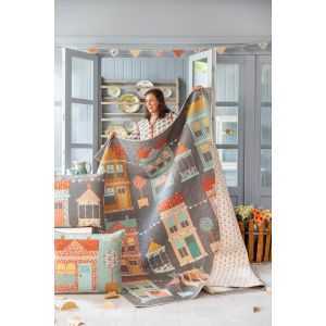 Tilda Quilt Kit Village Life Quilt Charcoal