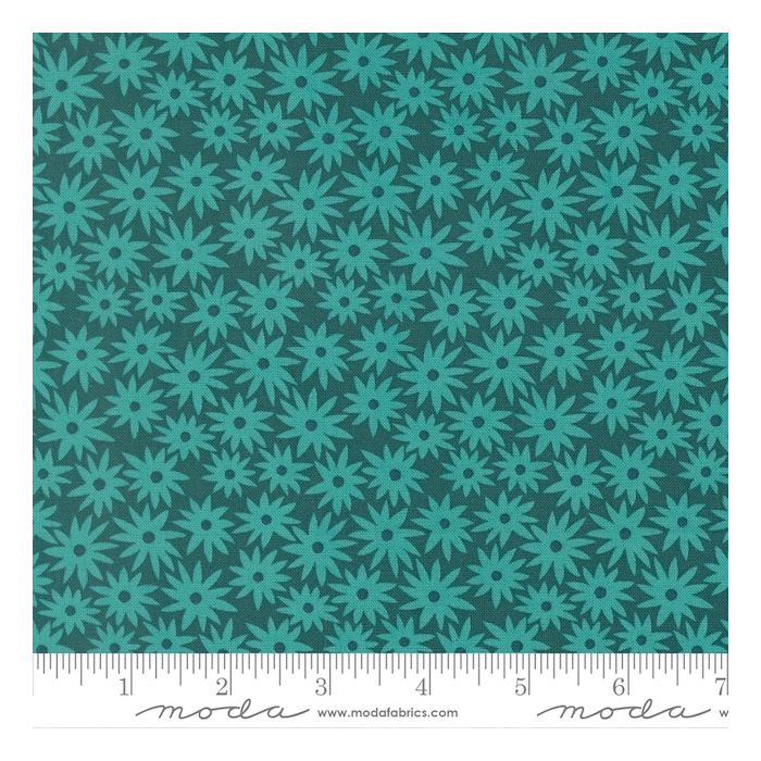 Moda Fabrics Scenery Sedum Dark Teal