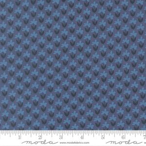 Moda Fabrics Scenery Meadow Denim