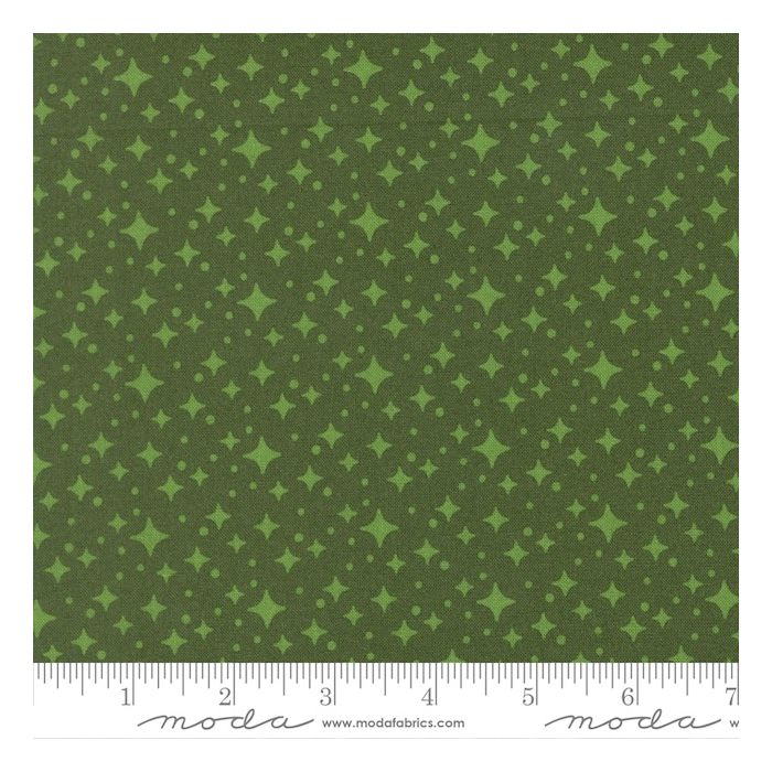 Moda Fabrics Scenery Starlight Cypress
