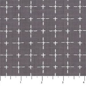 Figo Fabrics Haptic Wovens Cross Gray