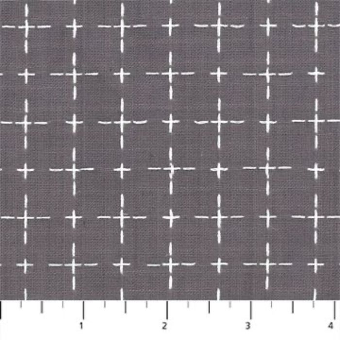 Figo Fabrics Haptic Wovens Cross Gray