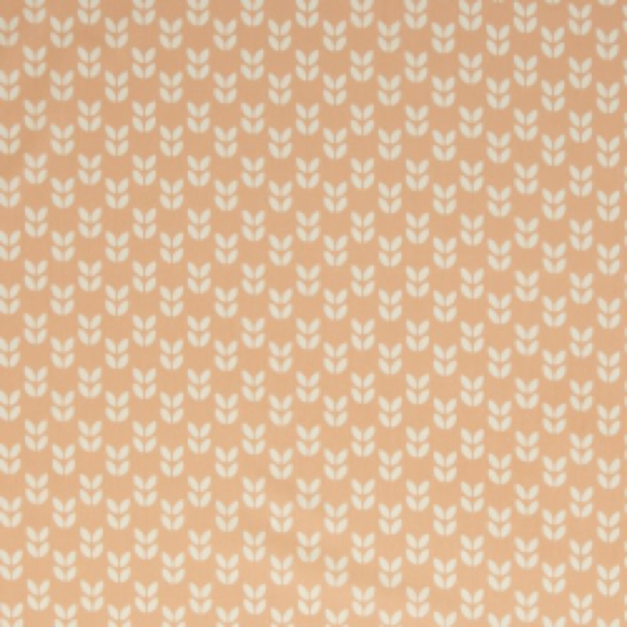 Swafing Webware Kansas apricot mit weißen Blättern