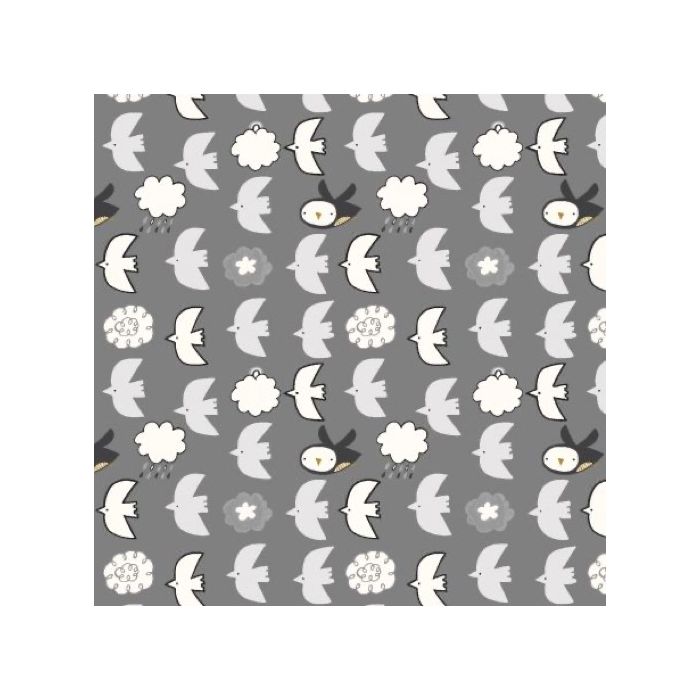 Cotton and Steel Early Twilight Sora Silver Streak Metallic