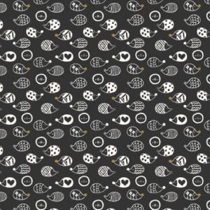 Cotton and Steel Early Twilight Nezumi Graphite Metallic