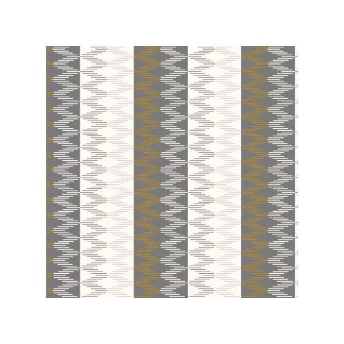 Cotton and Steel Early Twilight Sunset Stripe Rocky Coast Metallic