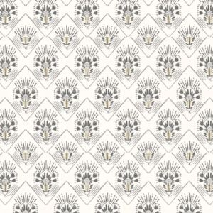 Cotton and Steel Early Twilight Desert Garden Half Moon Crest Metallic