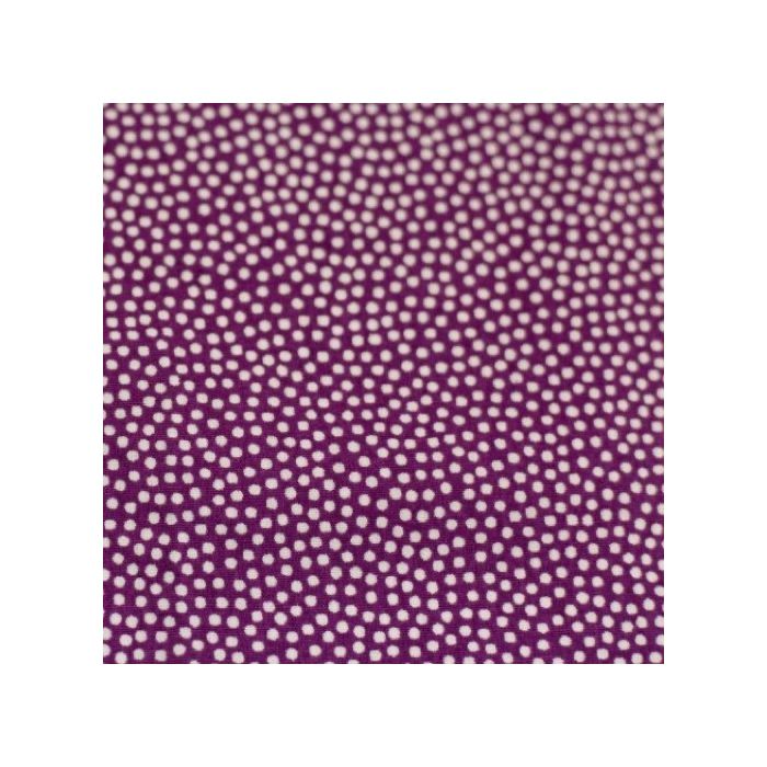 Swafing Webware Dotty violett mit weißen Punkten
