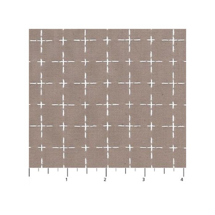 Figo Fabrics Haptic Wovens Cross Taupe
