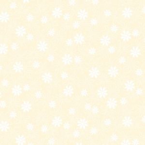 QT Stoff Illusions Stencil Floral creme