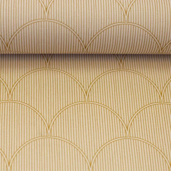 Swafing Canvas Bloom + Berry Bögen beige by Lausemia Design