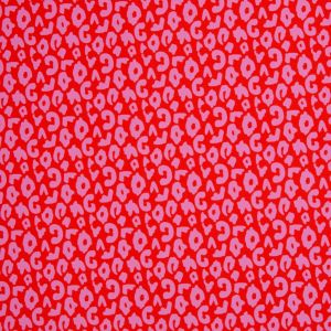 Colourful Collection Rot Rosa mit Leomuster by Cherry Picking