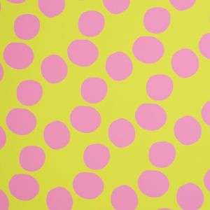 Colourful Collection Neongrün Rosa mit großen Punkten by Cherry Picking