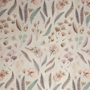 Swafing Canvas Ilana beige mit Blumen und Blättern