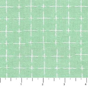 Figo Fabrics Haptic Wovens Cross Mint