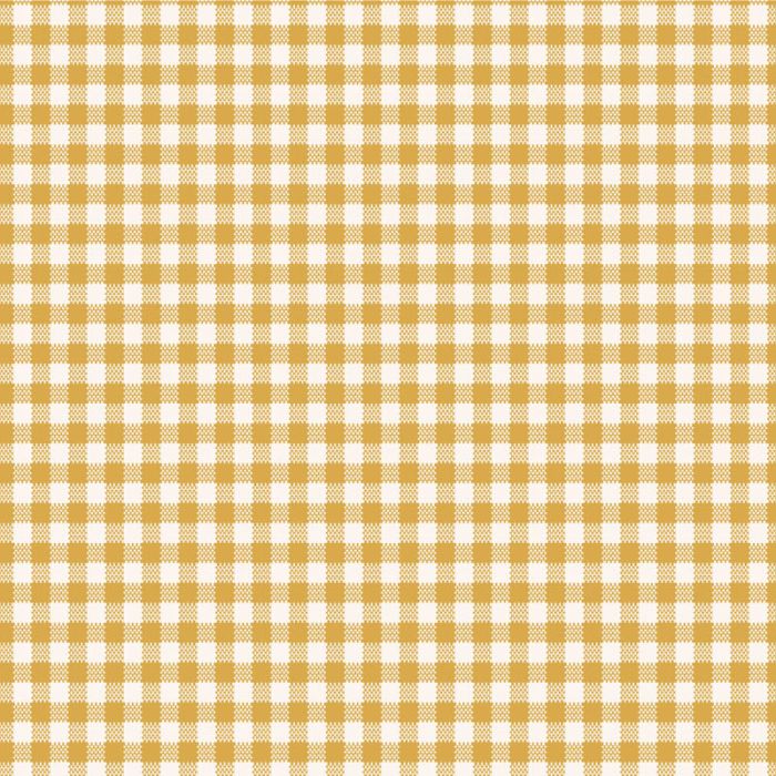 Tilda Basic Wideback Gingham Yellow
