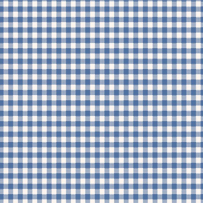 Tilda Basic Wideback Gingham Blue
