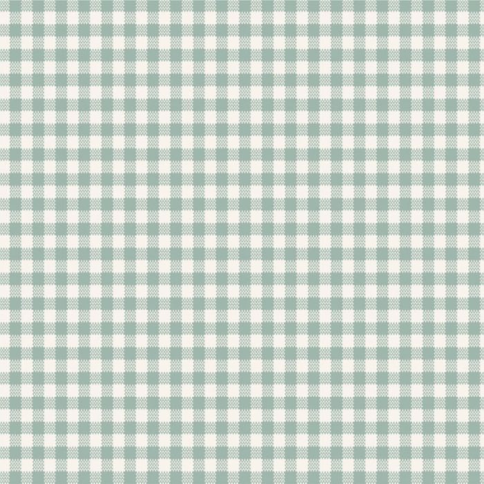 Tilda Basic Wideback Gingham Duckegg