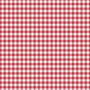 Tilda Basic Wideback Gingham Red