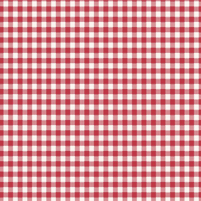 Tilda Basic Wideback Gingham Red