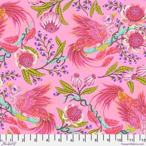 Tula Pink Legendary Hot Wings Wild Orchid