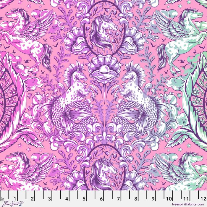 Tula Pink Legendary Pony Tales Wild Orchid