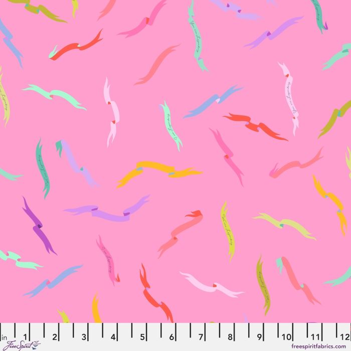 Tula Pink Legendary Gentle Reminder Wild Orchid