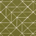 Swafing Stoff Kurt mit geometrischen Linien olivgrün