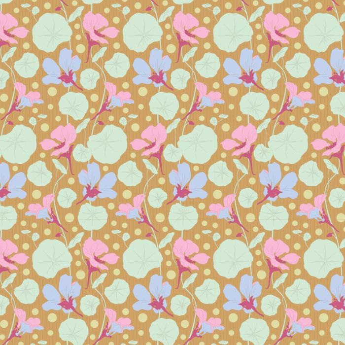 Tilda Stoff Nasturtium Mustard senf