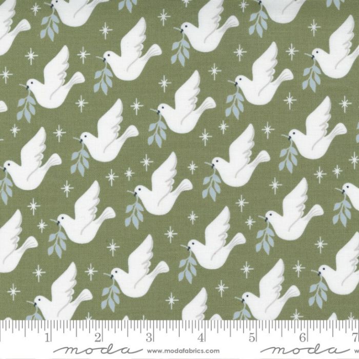 Moda Fabrics Christmas Morning Lovey Dovey Pine