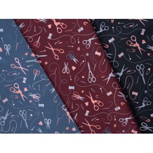 Swafing Webware Tailor bordeaux mit Nähzubehör