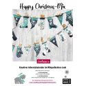 Adventskalender Panel Happy Christmas Mix grau mint