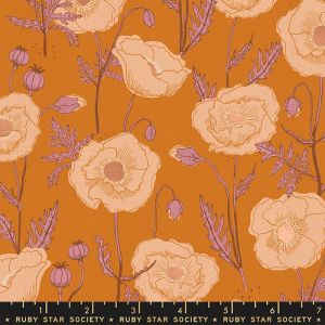 Ruby Star Society Unruly Nature Iceland Poppies Caramel