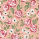 Moda Fabrics Love Note Roses in Bloom Floral Sweet Pink