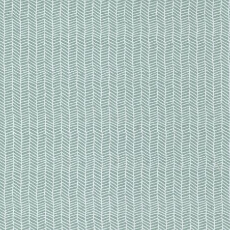Moda Fabrics Love Note Herringbone Blender Stripe Dusty Sky